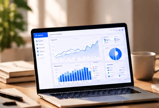 Performance marketing workspace illustrating paid growth agency research