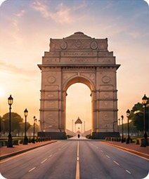 Delhi skyline